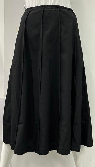 PASCAL SKIRT W PIPED SEAMS BLACK