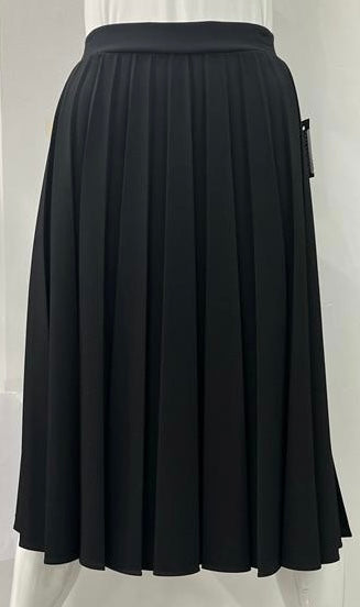 SAMS FASHION DOUBLE PLEATED SKIRT BLACK