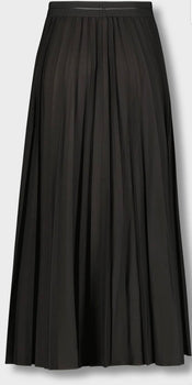 MELI DOUBLE PLEATED SKIRT-32" BLACK