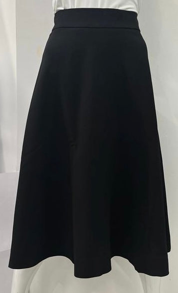 WEAR AND FLAIR BASIC A-LINE SKIRT-27"&29" BLACK