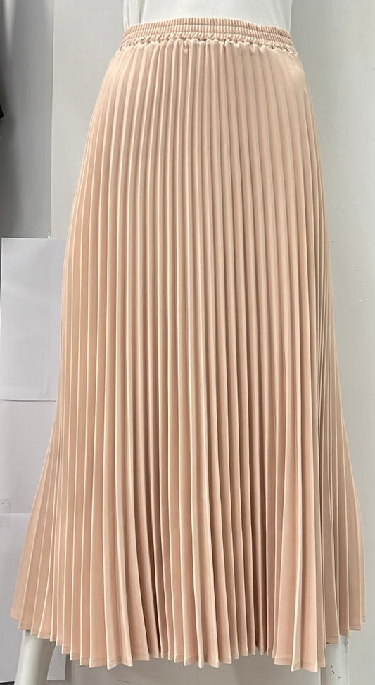 CLASS COLLECTION ACCORDION PLEATED SKIRT-MIDI BLUSH