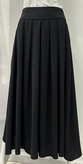 Ysgol Greenhill 6th Form Black Designer Pleated Skirt