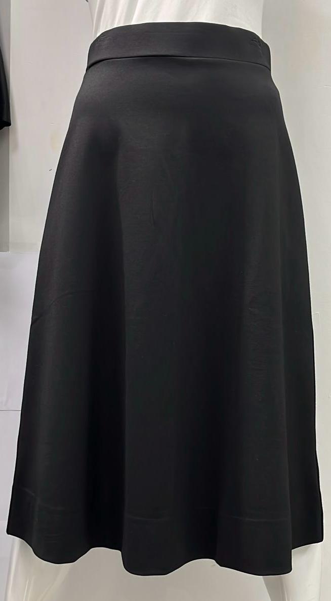 WEAR AND FLAIR A - LINE SKIRT-29" BLACK