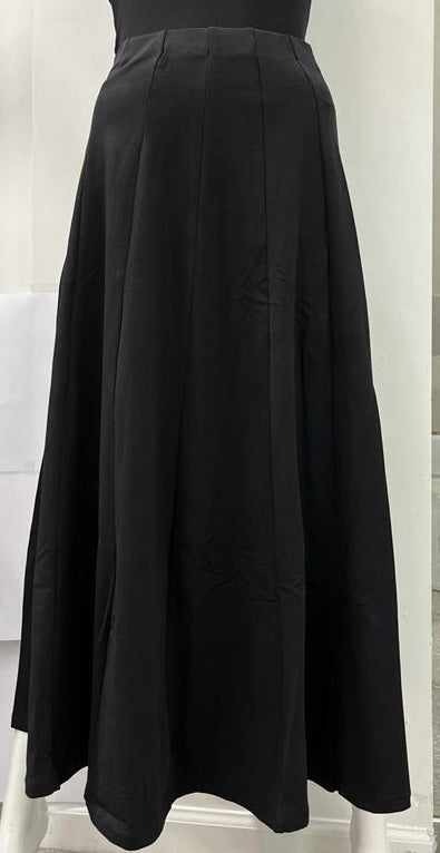 KIKI RIKI PANELED SKIRT-32" BLACK