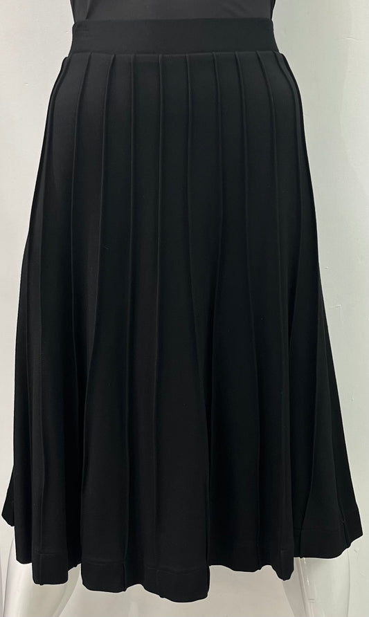 PREMOIR SKIRT WITH TUCKING BLACK