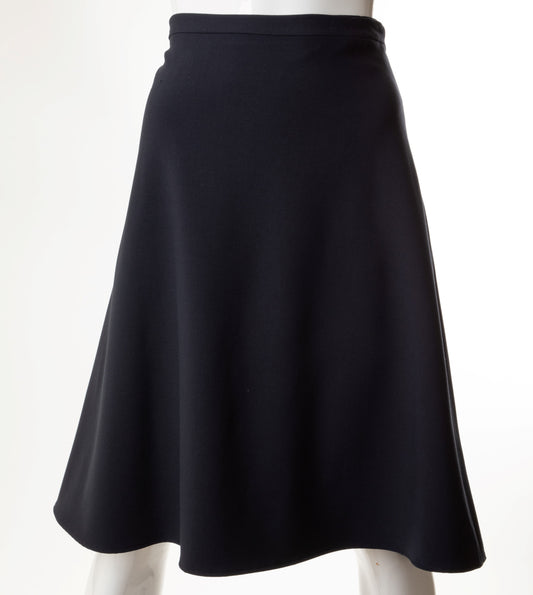 PANIZ A-LINE SKIRT 27" NAVY