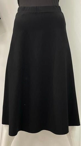 MELI 25 INCHES 3 PANEL SKIRT BLACK