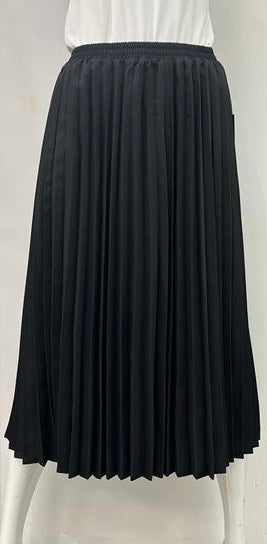 CLASS COLLECTION PLEATED TEXTURED SKIRT-29 BLACK